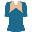 Damen T-Shirt Brustöffnung