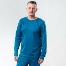 Herren Langarmshirt Brustöffnung