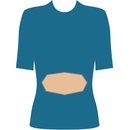 Kinder T-Shirt Bauchöffnung MediMäx